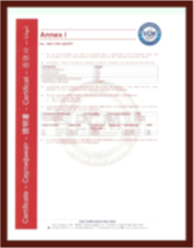 Explosion-Proof Certificate Annex I